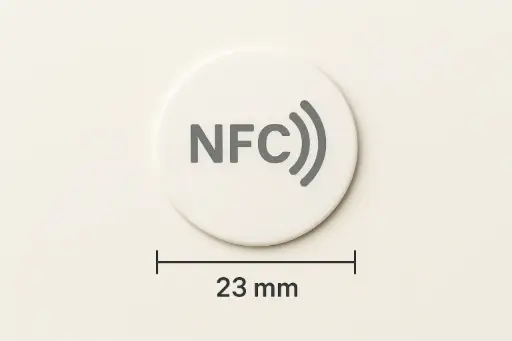 Rouleau Tag NFC - Ø23mm